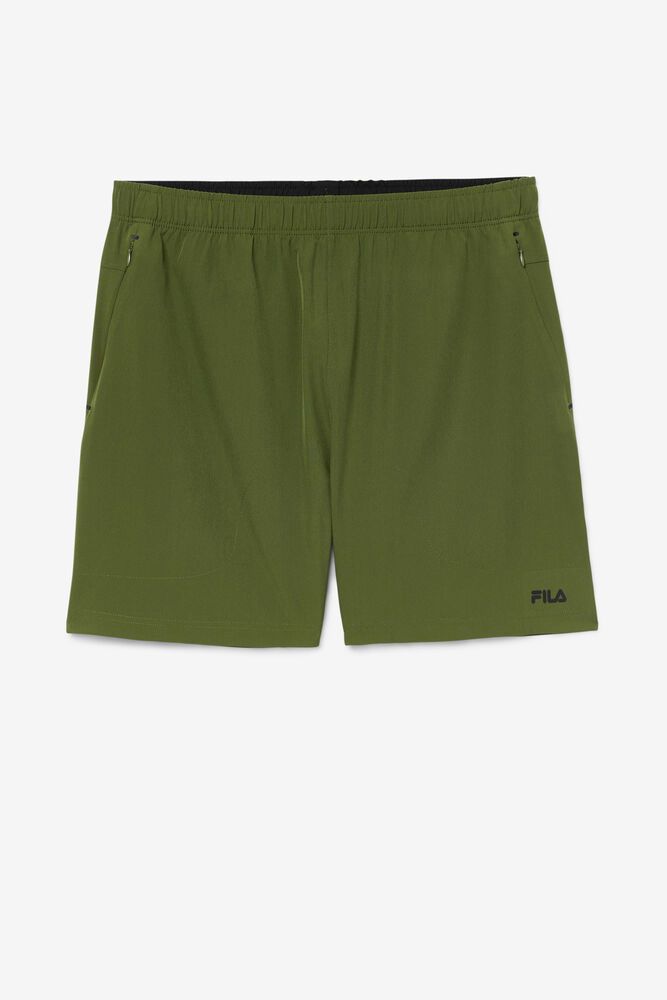 Fila Shorts Mens Olive - Finula - Philippines 1523048-OQ